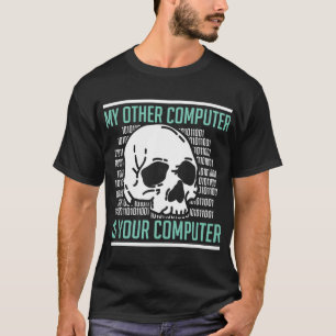 Camiseta Cyber Hacker Computer Security Expert Cybersecurit