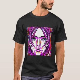 Camiseta Cyber Ilustracion Colorful Ga