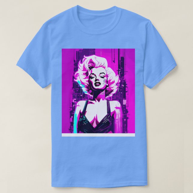 Camiseta Cyber Marilyn (Diseño del anverso)