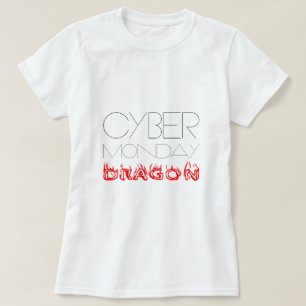 Camiseta Cyber Monday Dragon divertido