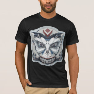 Camiseta Cyber Oni: La Cara del Demonio Mecha