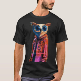 Camiseta Cyber Owl - Futurista Streetwise 1