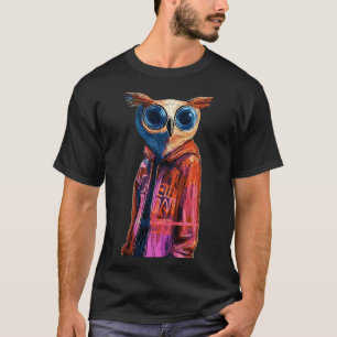 Camiseta Cyber Owl - Futurista Streetwise 1