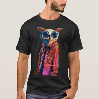 Camiseta Cyber Owl - Futurista Streetwise 1