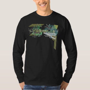 Camiseta Cyber Punk Cyberpunk Trippy Ácido Glitch Retro Fut
