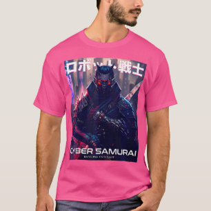 Camiseta Cyber Samurai Exo Suit Revista Cubre el ciberPunk 