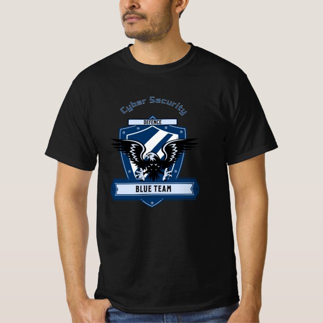Camiseta Cyber Security Blue Team Sentinel Watch (Anverso)