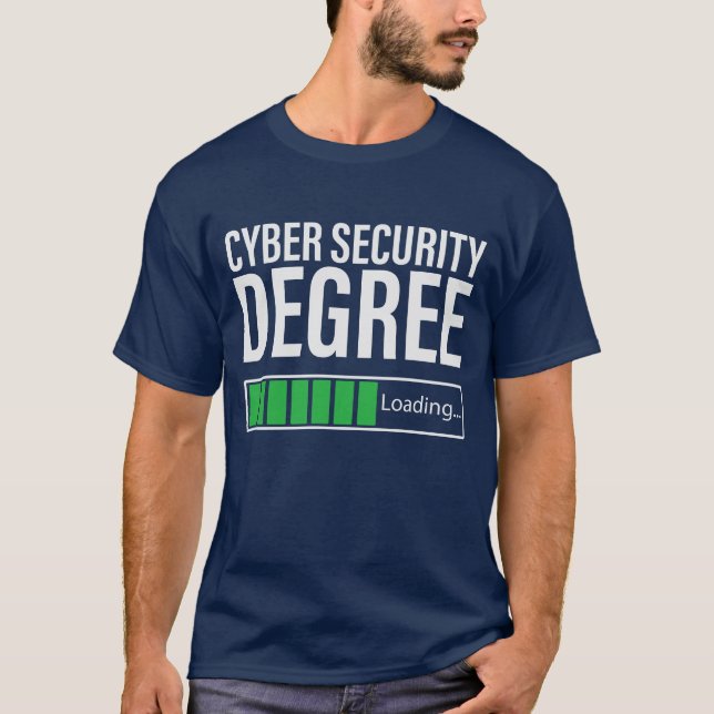 Camiseta Cyber Security Degree Loading, specialist  (Anverso)