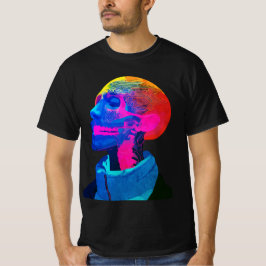 Camiseta Cyber Skull - Arte de anatomía futurista