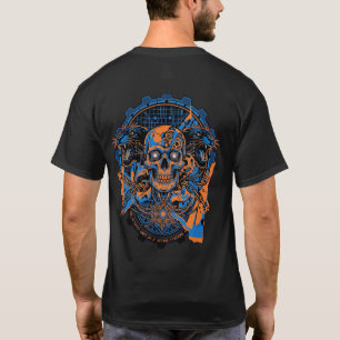 Camiseta Cyber Skull Panther – Mecánica Futurista 