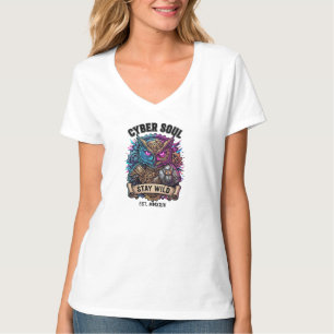 Camiseta Cyber Soul Stay Wild Cyber Owl