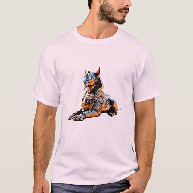 Camiseta Cyber Sphinx Guardian (Anverso)