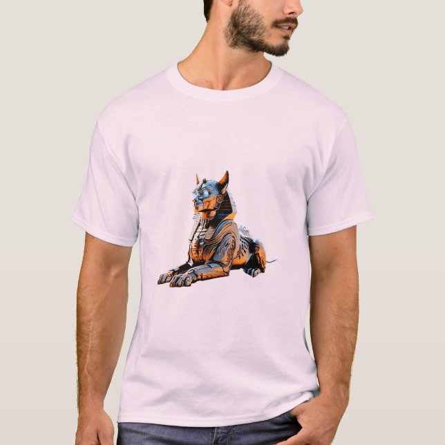 Camiseta Cyber Sphinx Guardian (Anverso)
