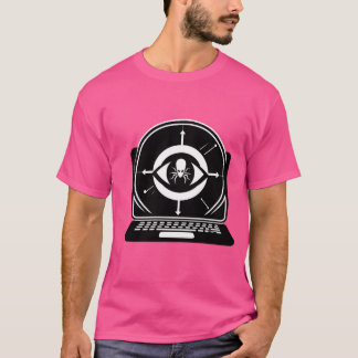 Camiseta "Cyber Spy Vision: Arte tecnológico moderno"