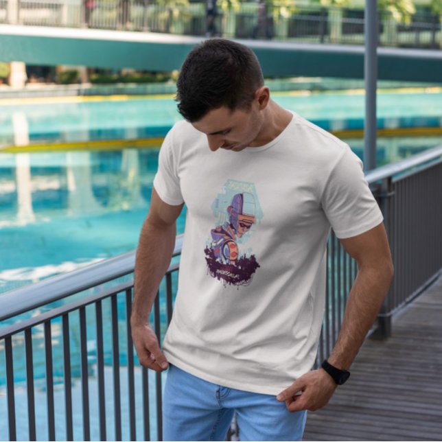 Camiseta Cyber Urban Sci Fi Evil Robot (Subido por el creador)