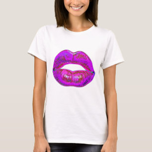 Camiseta Cyber Venus Labios - Mis Labios son para ti. Multi