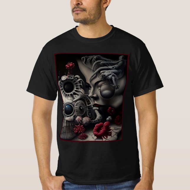 Camiseta "Cybernetic Bloom" (Anverso)