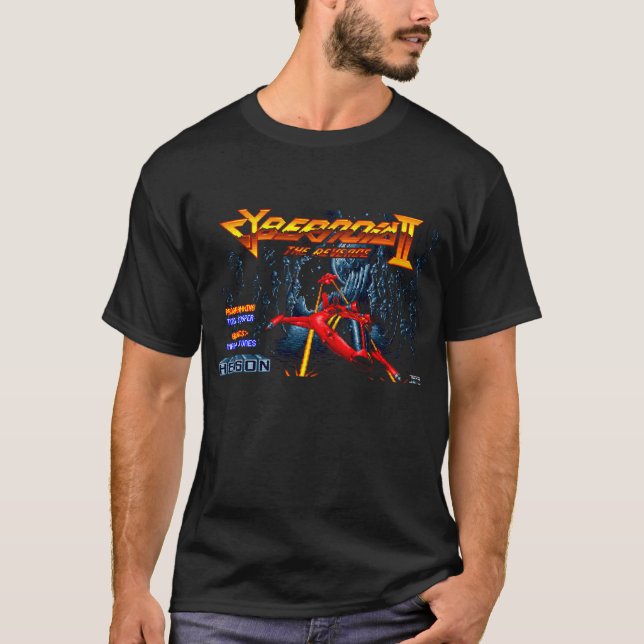 Camiseta Cybernoid II Título T-Shirt Retro Gaming Amiga (Anverso)