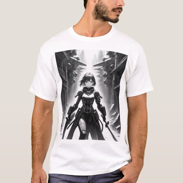 Camiseta cyberpunk (Anverso)