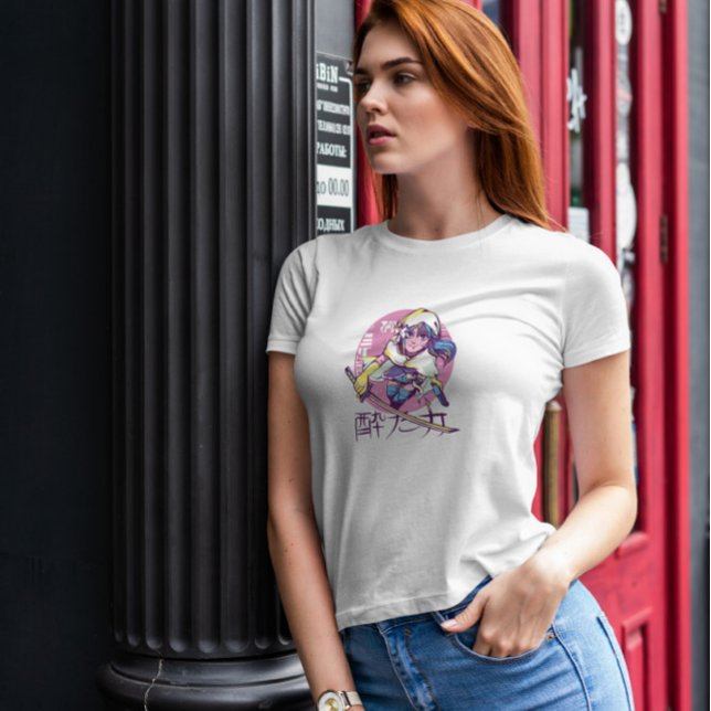 Camiseta Cyberpunk Anime Chica (Subido por el creador)