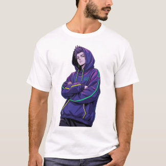 Camiseta Cyberpunk Anime Streetwear Hoodie Character