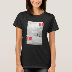 Camiseta Cyberpunk Calle japonesa Tokio Streetwear Aesthet