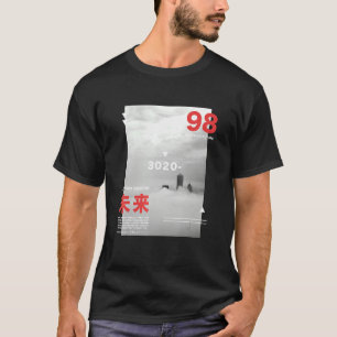 Camiseta Cyberpunk Calle japonesa Tokio Streetwear Aesthet