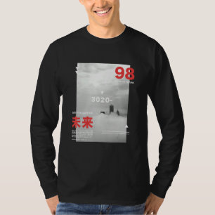 Camiseta Cyberpunk Calle japonesa Tokio Streetwear Aesthet