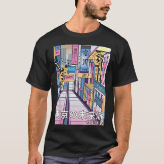 Camiseta Cyberpunk Calle japonesa Tokio Streetwear Aesthet
