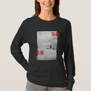 Camiseta Cyberpunk Calle japonesa Tokio Streetwear Aesthet