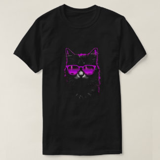 Camiseta Cyberpunk Cat Design