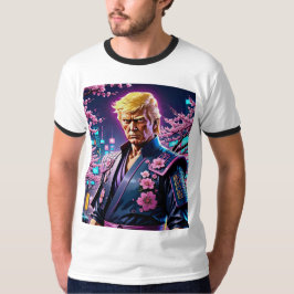 Camiseta Cyberpunk Donald Trump Samurai Tee