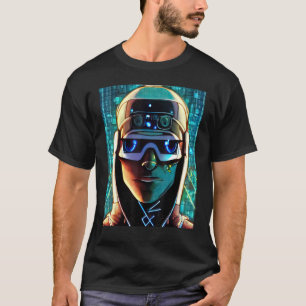 Camiseta Cyberpunk Hacker Computer Geek design_18