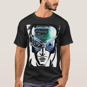 Camiseta Cyberpunk Hacker Computer Geek design_8