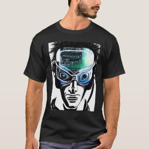 Camiseta Cyberpunk Hacker Computer Geek design_8