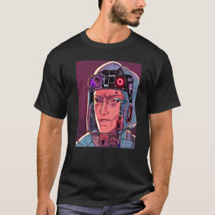 Camiseta Cyberpunk Hacker Computer Geek design Premium_27