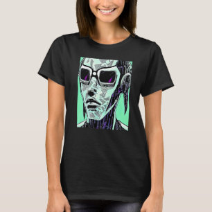 Camiseta Cyberpunk Hacker Computer Geek design Premium_5