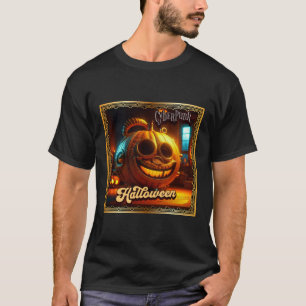 CAMISETA CYBERPUNK HALLOWEEN PUMPKIN
