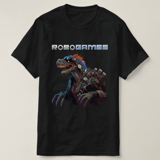 Camiseta CyberPunk Raptor (Diseño del anverso)