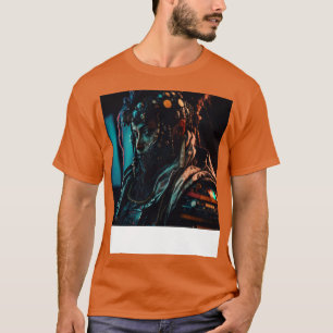 Camiseta Cyberpunk Samurai Warrior A I Generó Artifi De Art