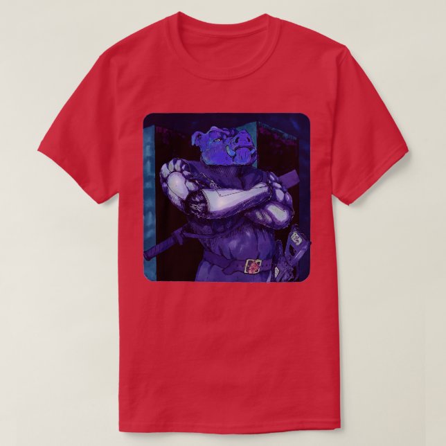 Camiseta Cyberpunk Swine (Diseño del anverso)
