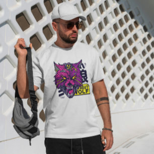 Camiseta Cyberpunk Wolf