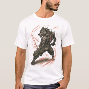 Camiseta Cyberpunk Wolf (maestro blade)