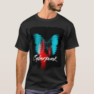 Camiseta Cyberpunks Japan Streetwear Glitch 80 Sad Vap de l