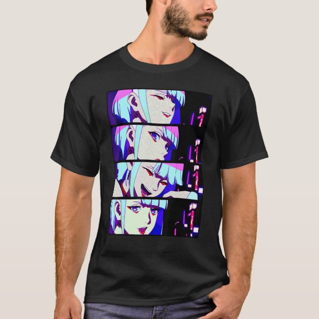 CAMISETA CYBERPUNKS LUCYS (Anverso)