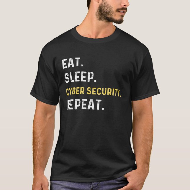Camiseta Cybersecurity Analyst technology engineer cyber se (Anverso)