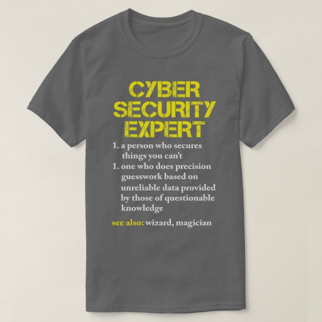Camiseta Cybersecurity Hacker Computer Nerd Gift (Diseño del anverso)