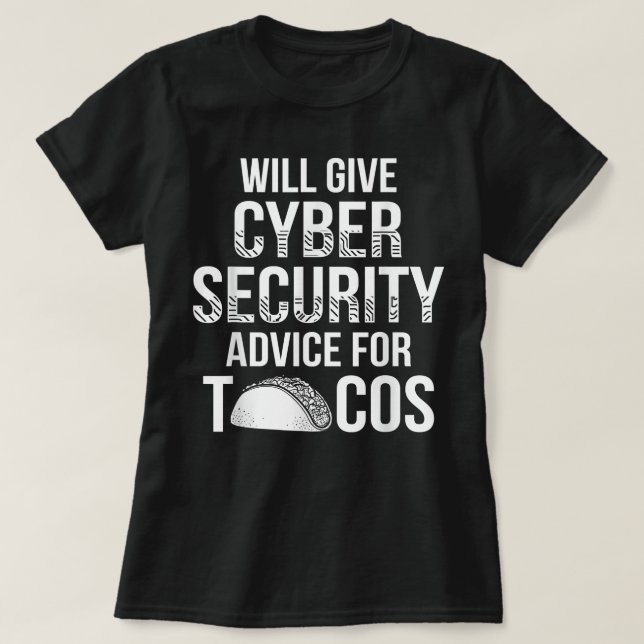 Camiseta Cybersecurity IT Analyst US Art Certified Tech Sec (Diseño del anverso)