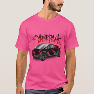 Camiseta Cybertruck rojo