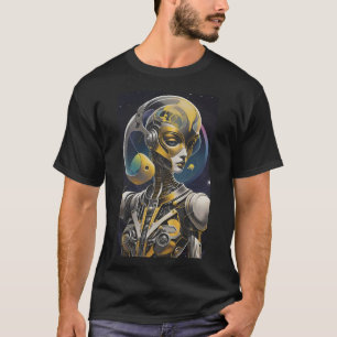 Camiseta Cybille Ken Gage Cyborg Ciencia Ficción